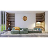 Drevené nástenné hodiny Oak Classic 50cm Flexistyle z250